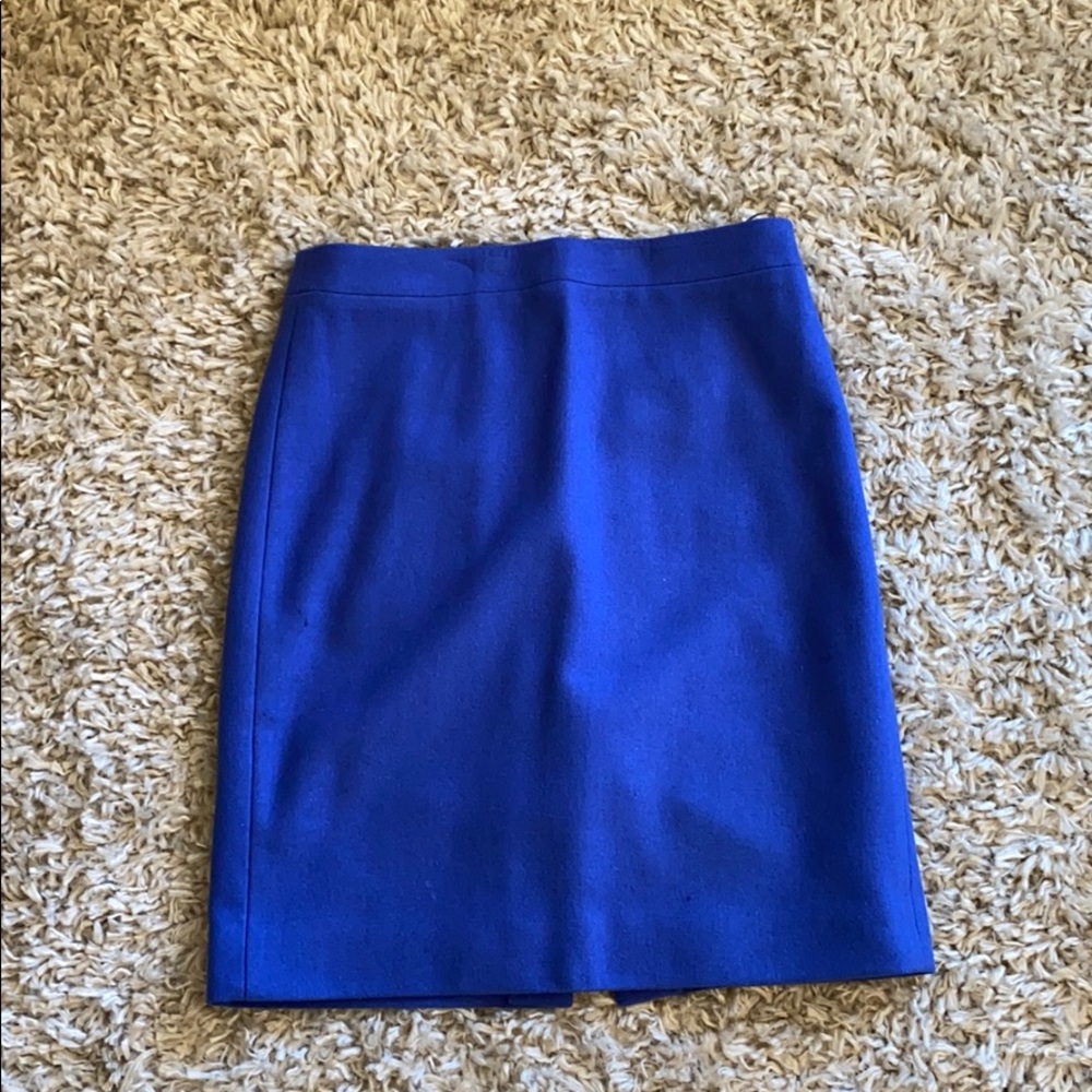 Fun blue pencil skirt